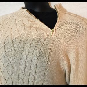 Plus size extra large Zip up side sweater