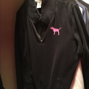 Boyfriend fit half zip