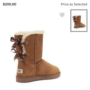 ISO NOT SELLING for women's size 6.5 in bow uggs