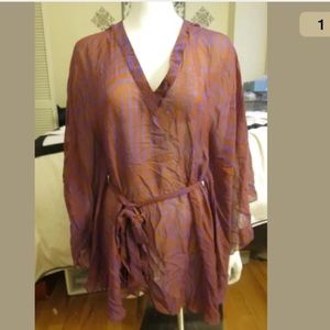 Mara Hoffman printed cover up one size fits all