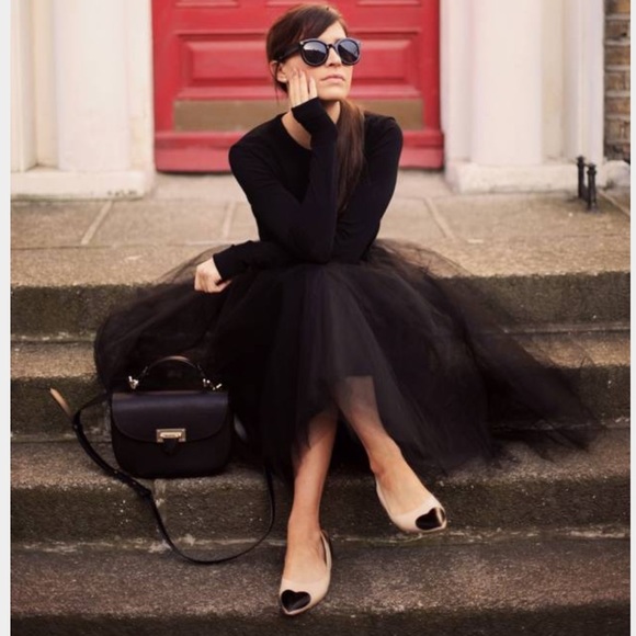 ON HOLD 💓 Beautifully gorgeous black tulle skirt