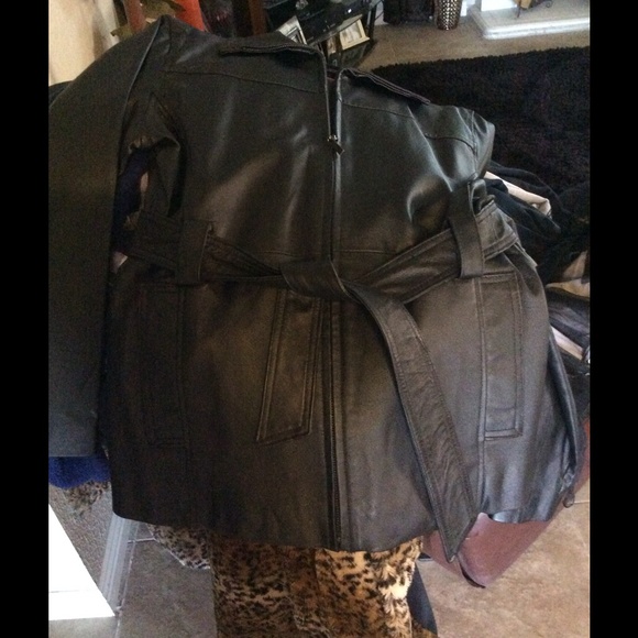 Leather jacket/blazer - Picture 3 of 4