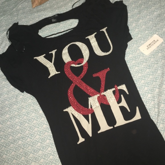 Forever 21 you and me tshirt - Picture 1 of 2