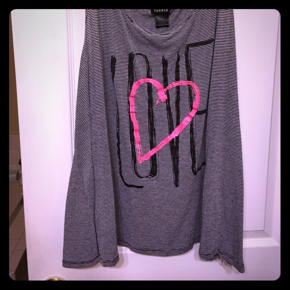Torrid striped tank top
