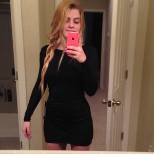 BCBG open back dress