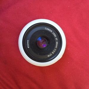 Canon White Lens EF 40mm- SOLD