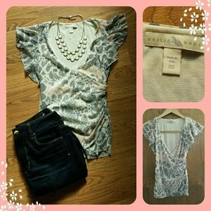 Weston ruched wrap top