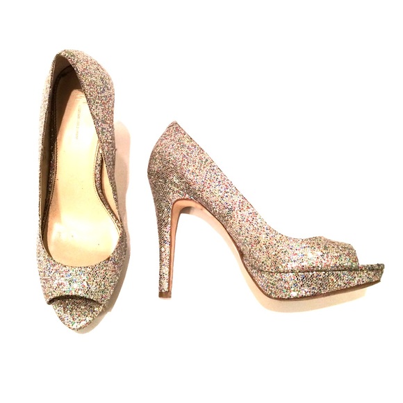 4" Glitter Pumps, Perfect for NYE