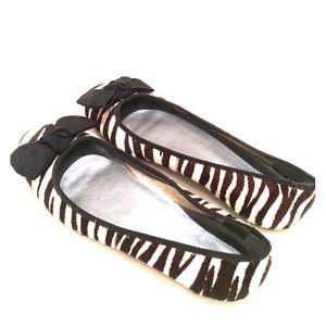 Zebra Print Gap Flats