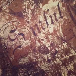 Sinful Brown Short Sleeve Tee Small