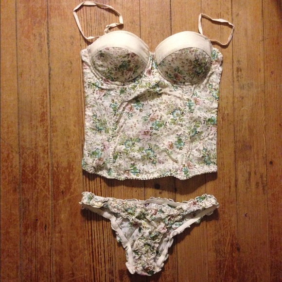 Floral Corset Set