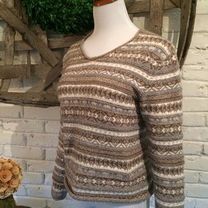 Eddie Bauer fair isle sweater