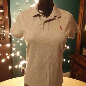 Adorable Grey Ralph Lauren Polo shirt