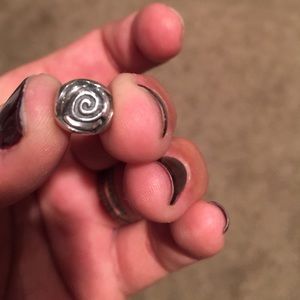 Pandora Silver Rose Charm