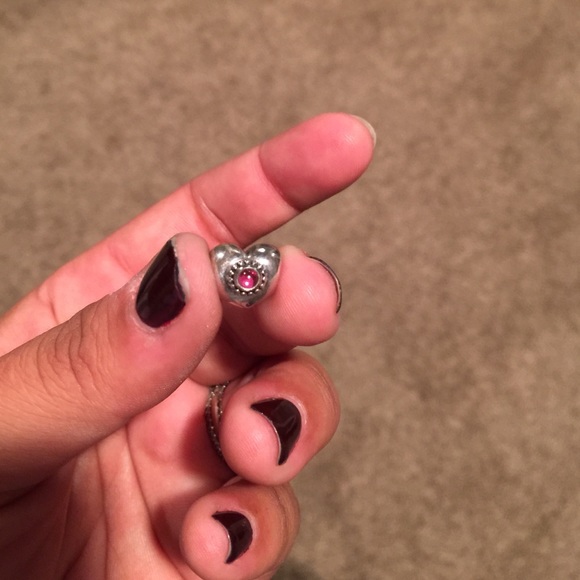 Pandora Silver And Stone Charm