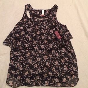 No boundaries floral tank top