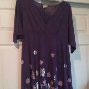 Purple flower dress