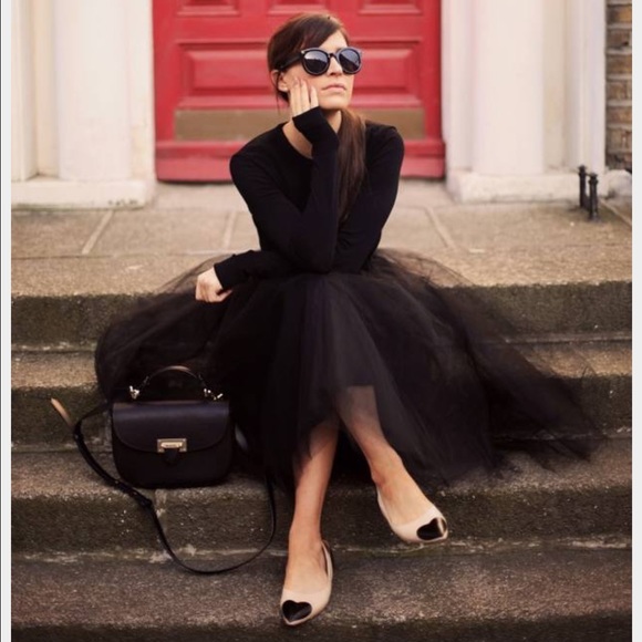 Beautiful black tulle skirt 💕