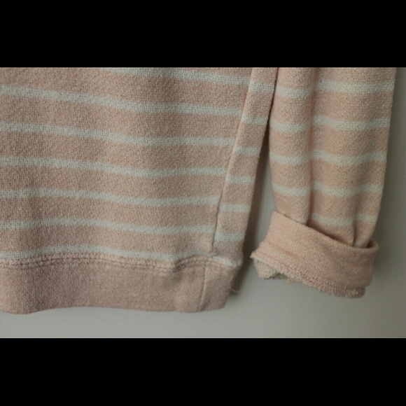 Casual Pink Striped Sweater - Picture 3 of 3