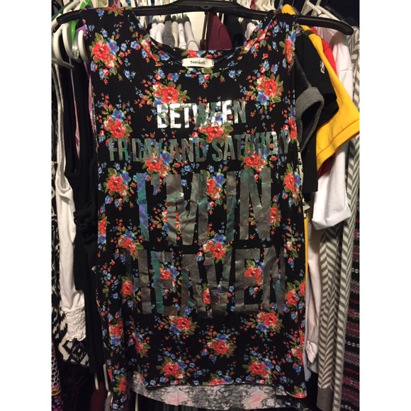 Floral Muscle Tee