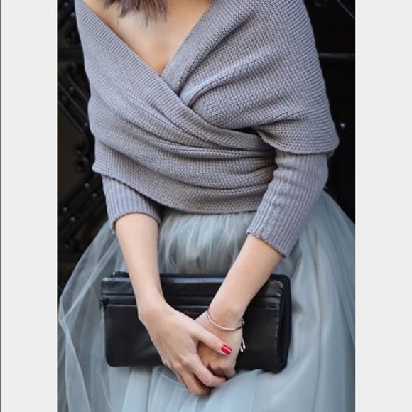 Gorgeous smoky gray tulle skirt 💕