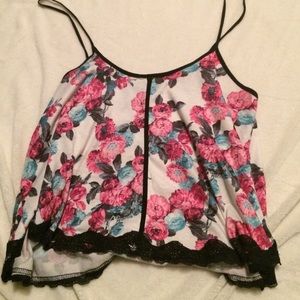 Rue 21 floral tank top, will trade!