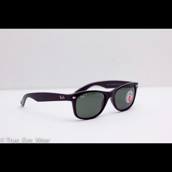 SOLD!Ray-Ban New Wayfarer Matte Black Polarized