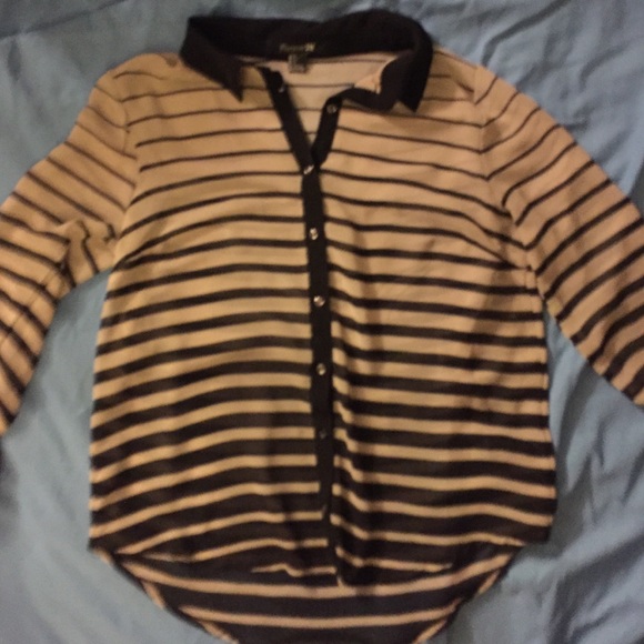 Long sleeve striped blouse - Picture 2 of 3