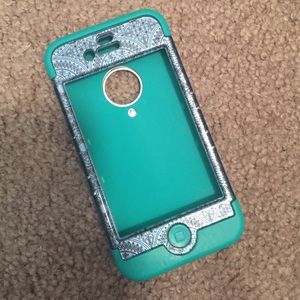 Blue phone case for iPhones 4/4s