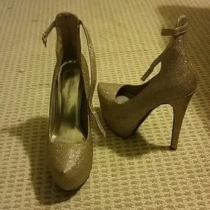 Gold heels
