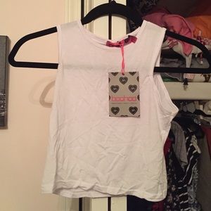 Plain White Crop Top