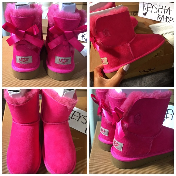 ugg kids mini bailey bow