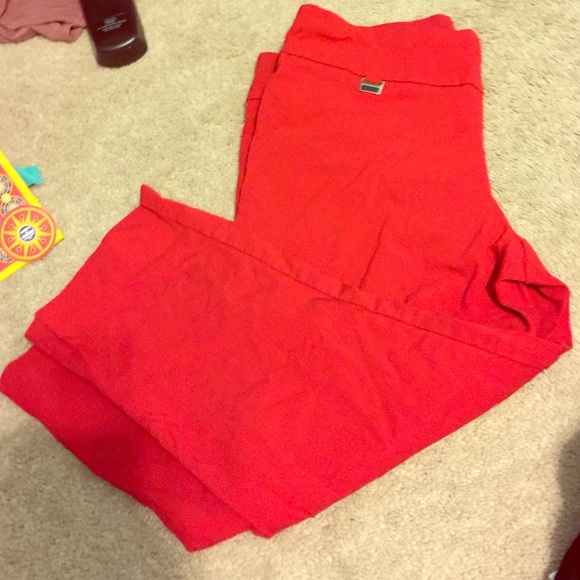 Red Capris/ size 12