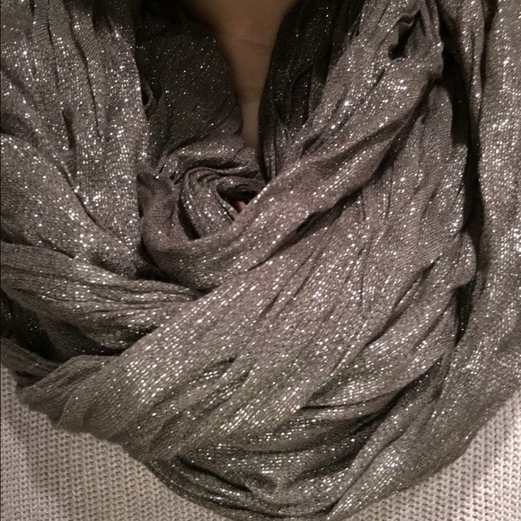 Shimmer army green infinity scarf!