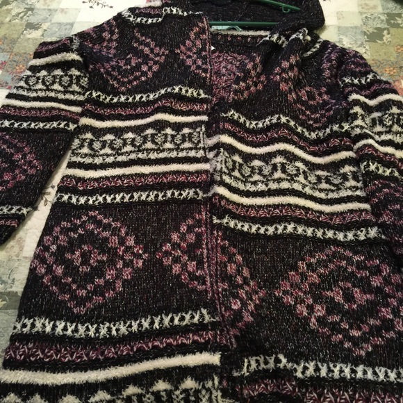 Maurices hooded long cardigan