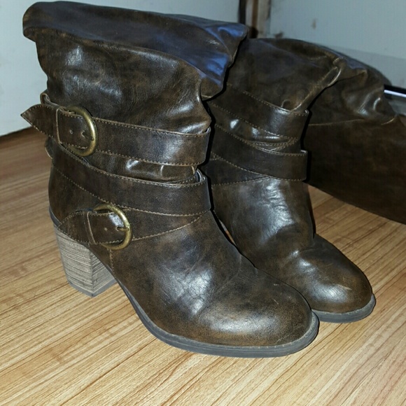 Strapped boots