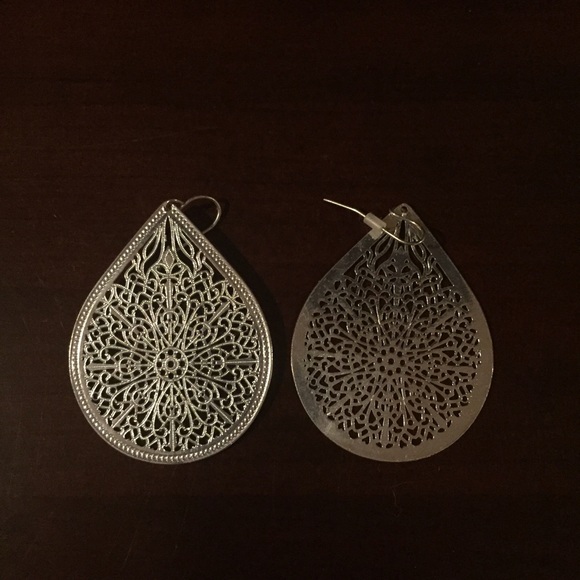 Silver earrings
