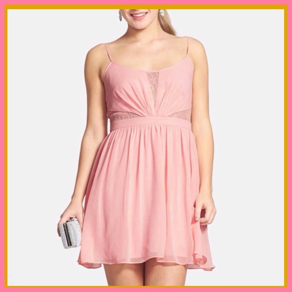 Lace-inset Strapless Party Dress - Picture 3 of 3