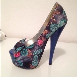 Super-High 6" Floral Heels