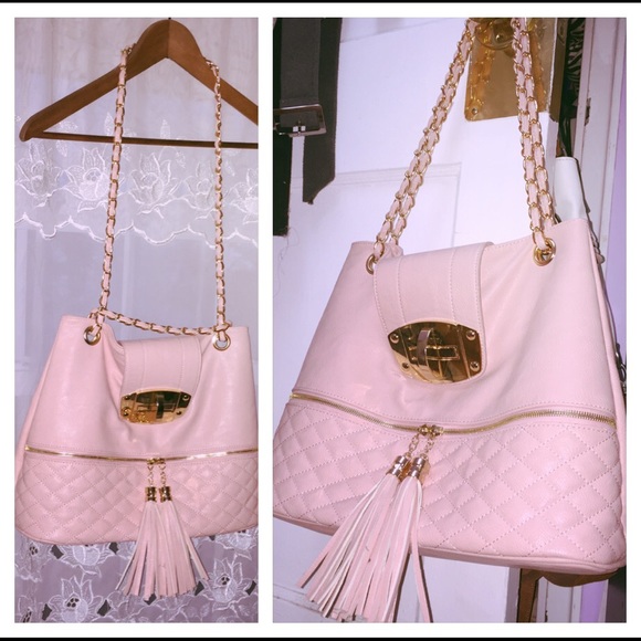 Multi-wear Pink champagne bag - Picture 2 of 4