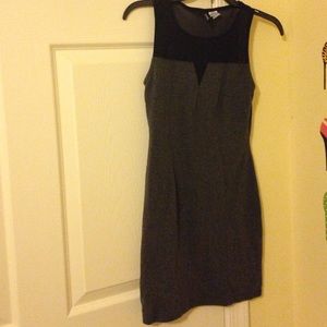 H&M mesh top bodycon dress