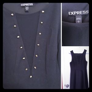 Black A-line Express Dress