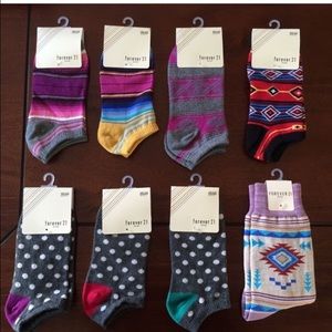 Cute Forever 21 Socks 8 pairs NWT