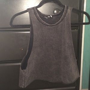 Dark grey forever 21 muscle tee