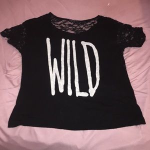 WILD lace shirt