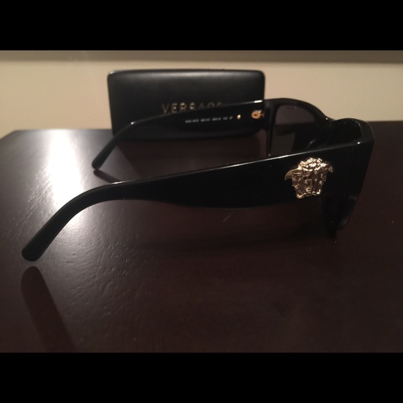 VERSACE Sunglasses Black 56MM