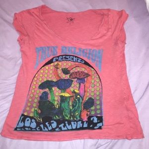 True Religion orange tee
