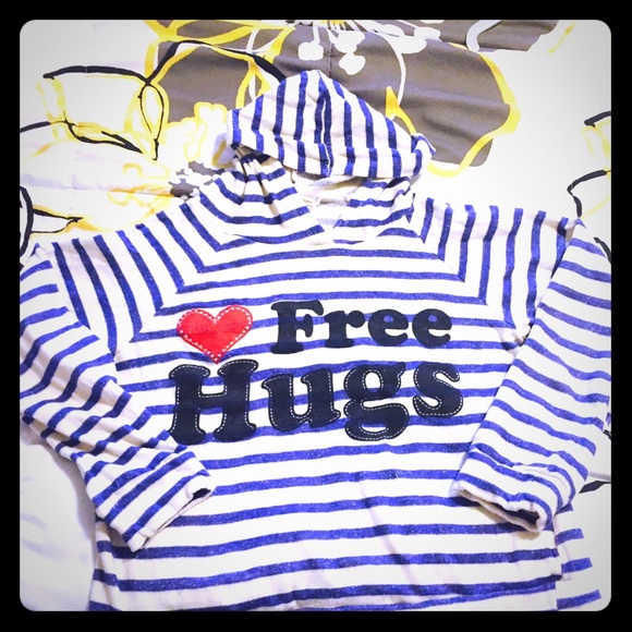 Free hugs hoodie.