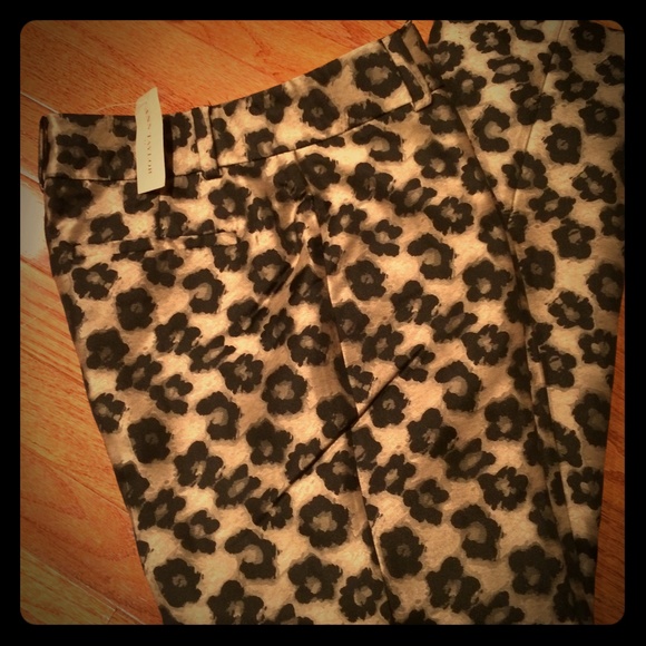 Ann Taylor Leopard pants