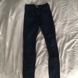 dark wash pacsun hi-waisted jeans